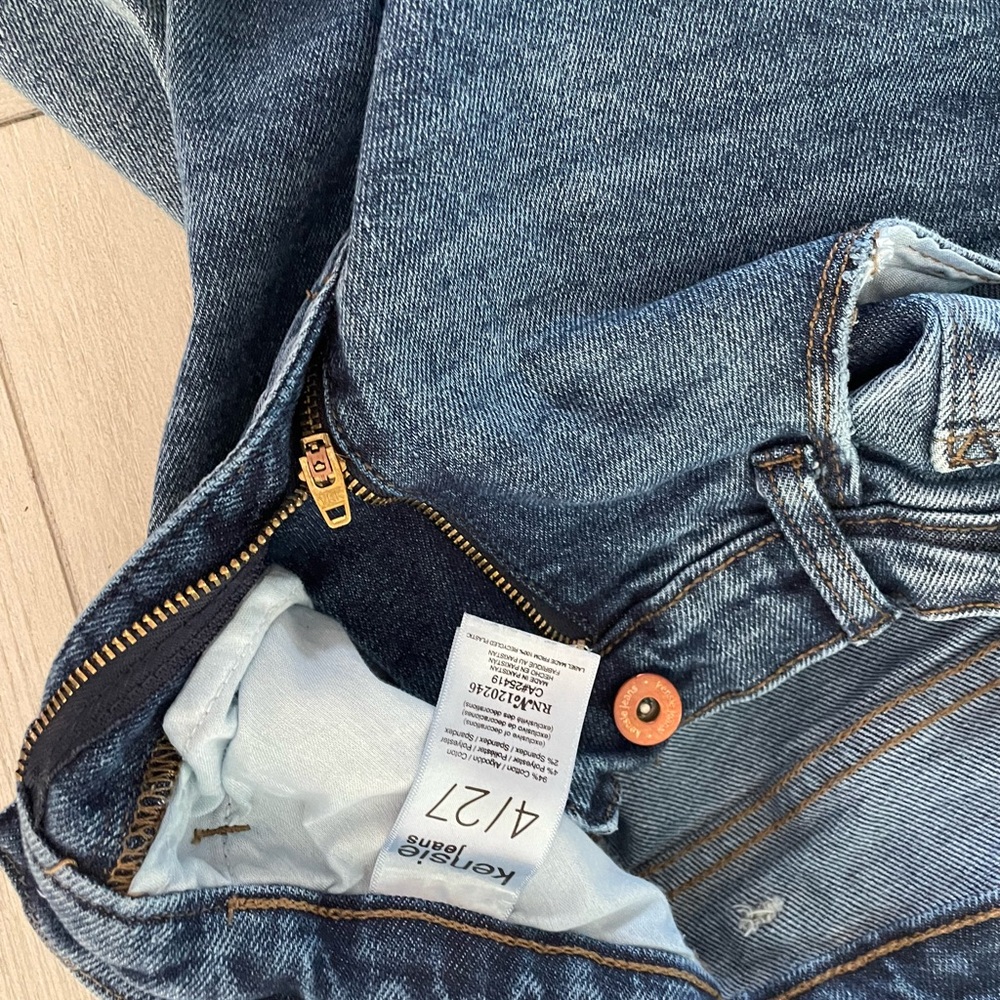 Kensie Blue Ankle & Cropped Jeans